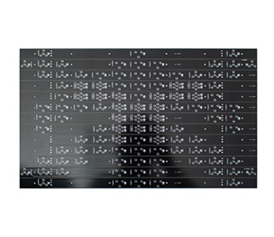 2 στρώματα φωτεινού μαύρου πίνακα PCB λαμπτήρων πετρελαίου