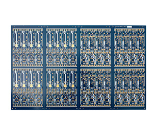 Modra Oil Immersion gold PCB plošča